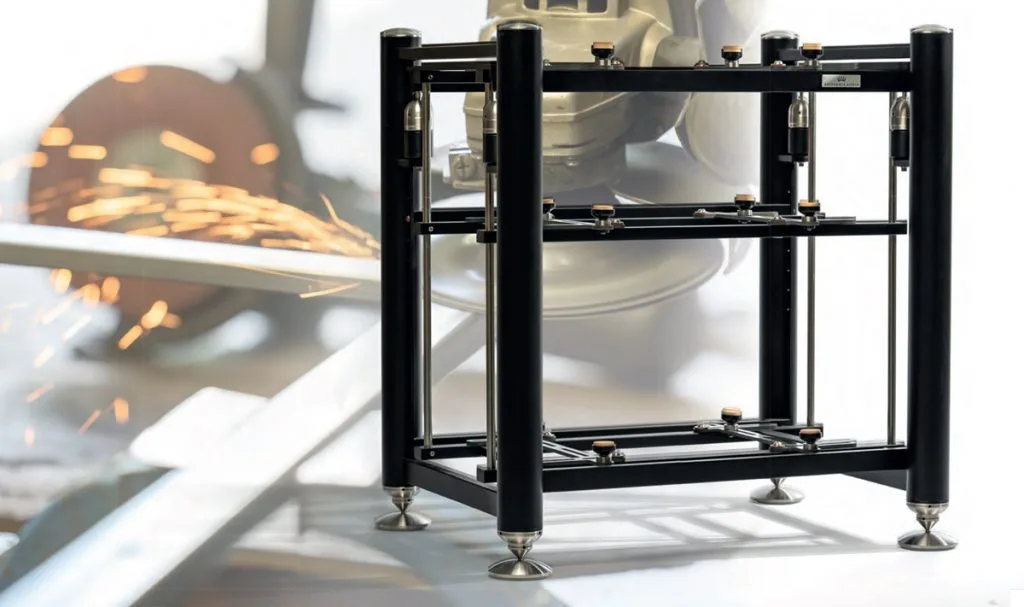 Artesania Audio modulair anti-resonantie hifi rack systeem in luisteromgeving