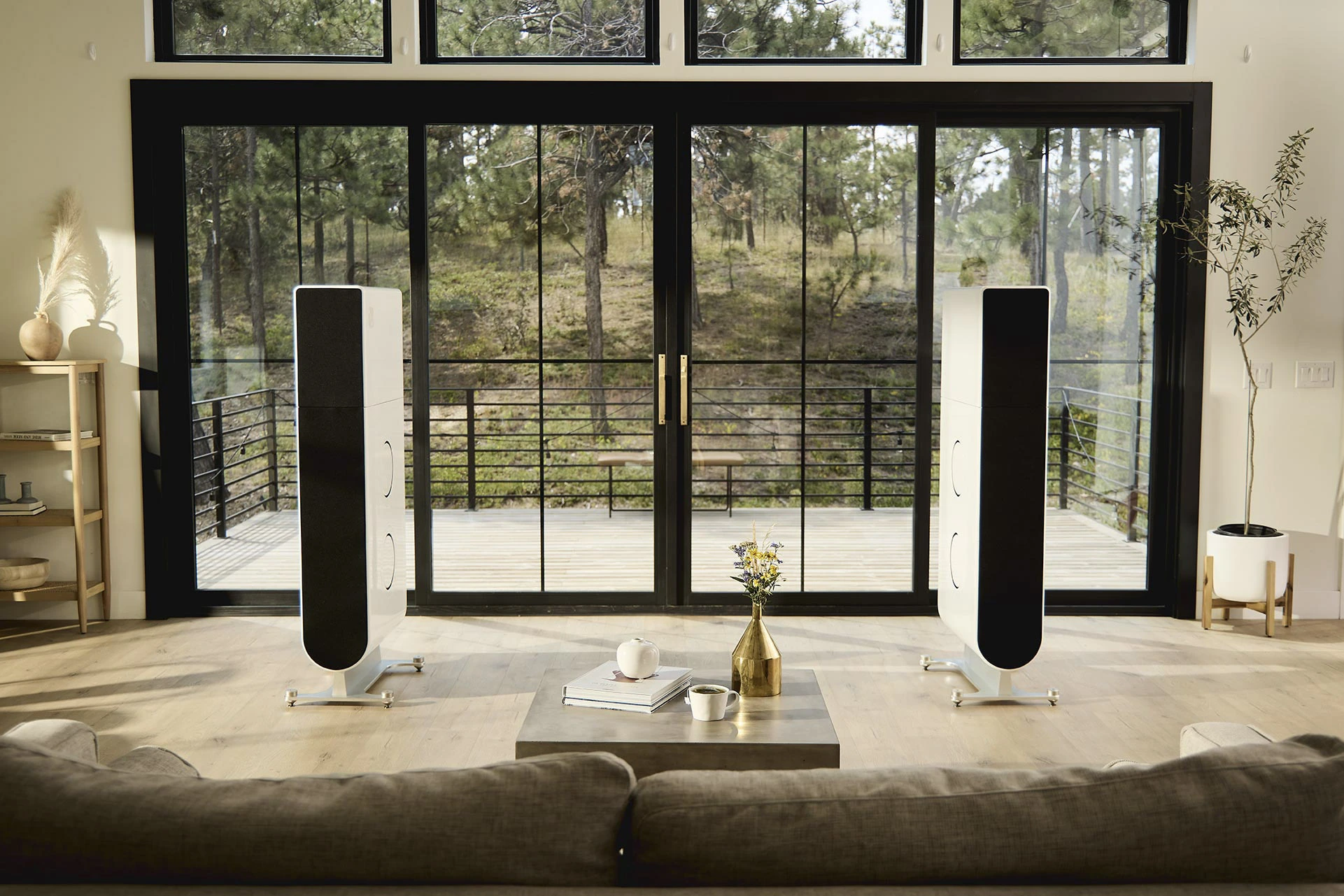 PS Audio Aspen FR30 high-end vloerstaande luidsprekers demonstratie in de hifi showroom